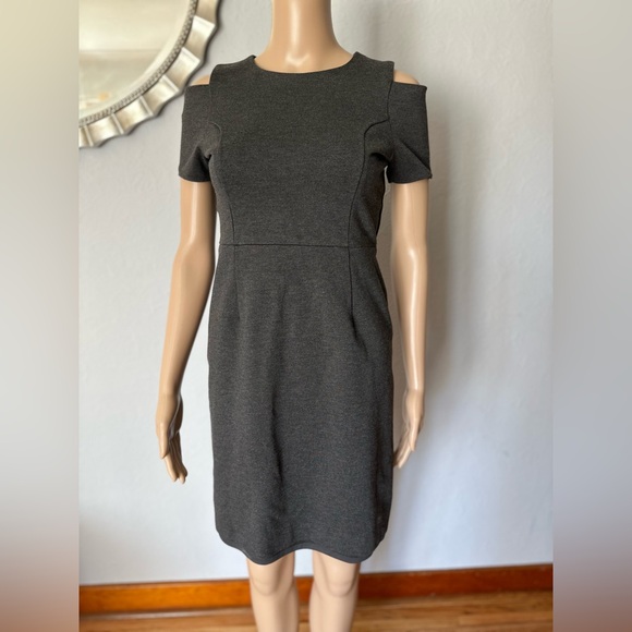 Banana Republic grey bodycon dress size 2 - Picture 1 of 12